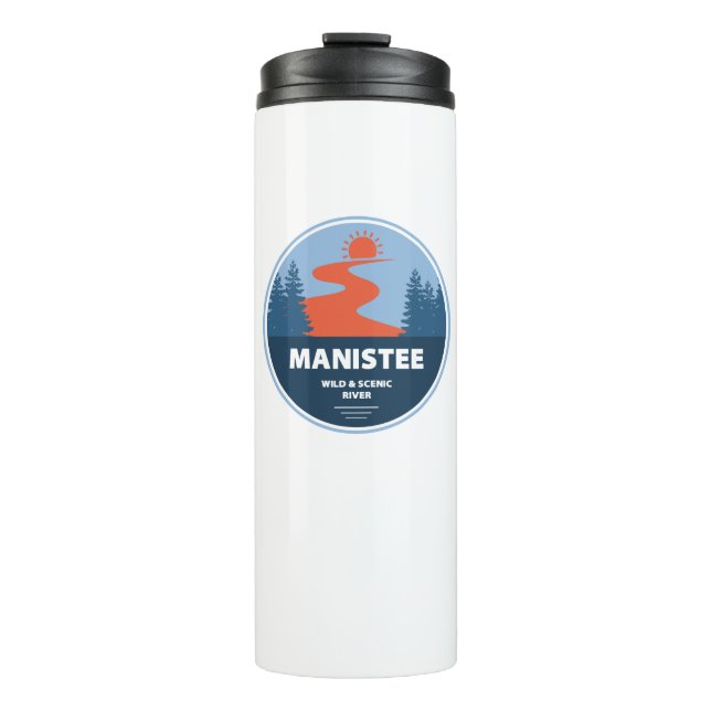  Manistee Wild And Scenic River Thermal Tumbler (Front)