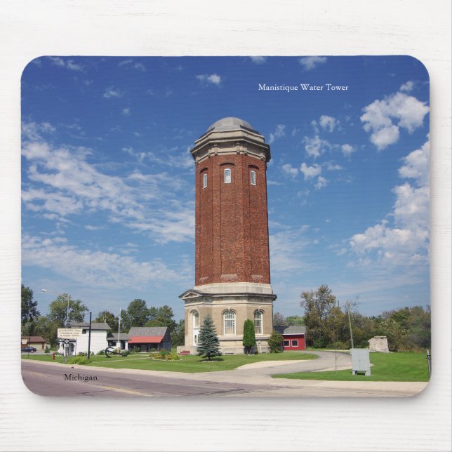 Manistique Water Tower mousepad (Front)