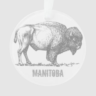 Manitoba Bison Ornament