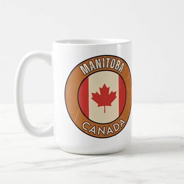 Manitoba Canada Coffee Mug (Left)