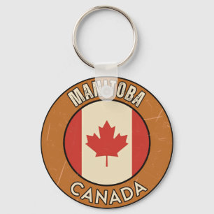 Manitoba Canada Key Ring
