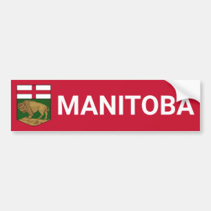 Manitoba coat of arms - CANADA Bumper Sticker