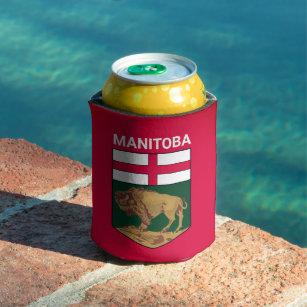 Manitoba coat of arms - CANADA Can Cooler
