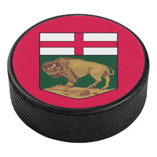 Manitoba coat of arms - CANADA Hockey Puck