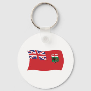 Manitoba Flag Keychain