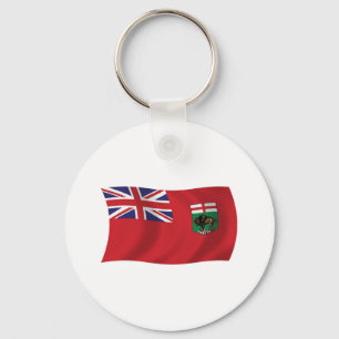 Manitoba Flag Keychain