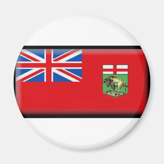Manitoba Flag Magnet (Front)
