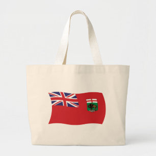Manitoba Flag Tote Bag
