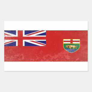 Manitoba Rectangular Sticker