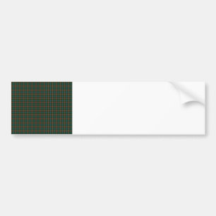 Manitoba tartan bumper sticker
