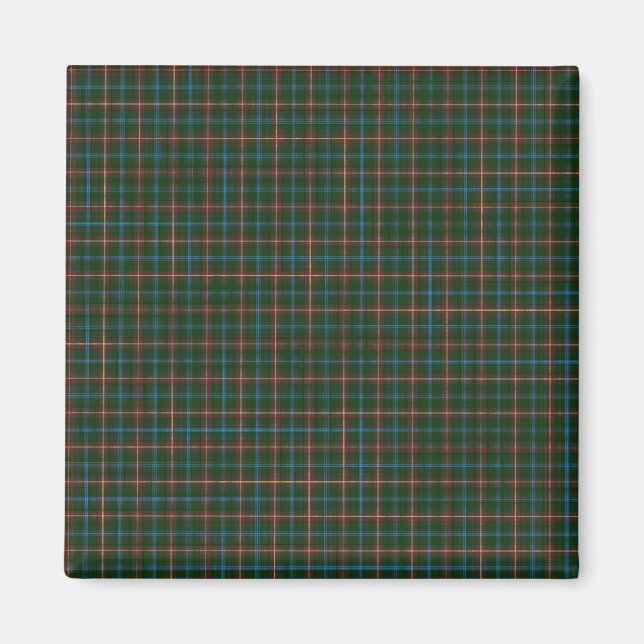 Manitoba tartan magnet (Front)