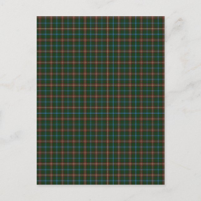 Manitoba tartan postcard (Front)
