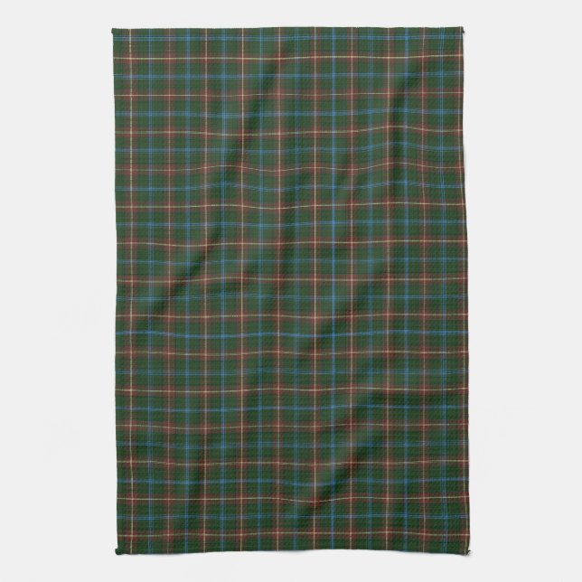 Manitoba tartan tea towel (Vertical)