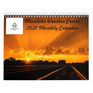 Manitoba Weather Center 2020 Monthly Calendar