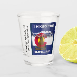 Manitou Incline Shot Glass
