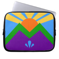 Manitou Springs Flag Laptop Sleeve