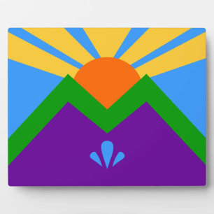 Manitou Springs Flag Plaque
