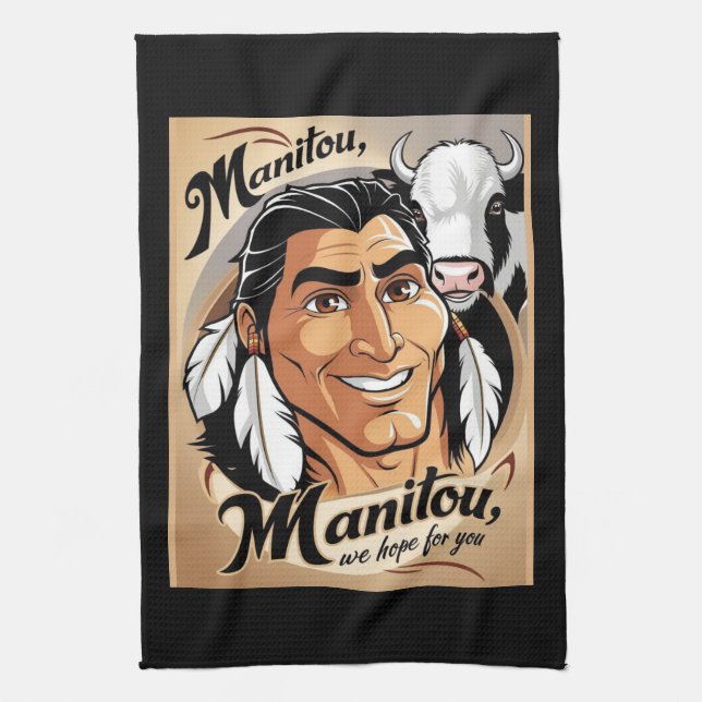 Manitou Tea Towel (Vertical)