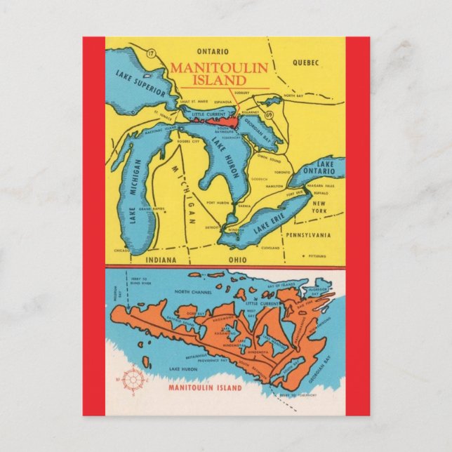 Manitoulin Island Canada  Postcard (Front)