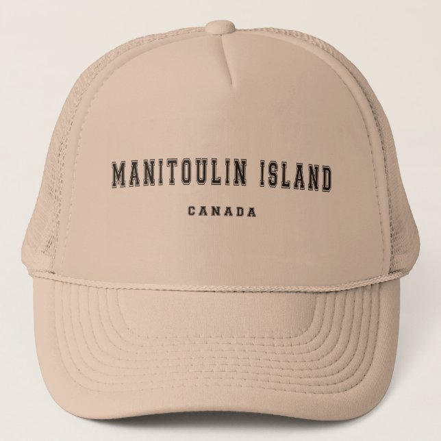 Manitoulin Island Canada Trucker Hat (Front)