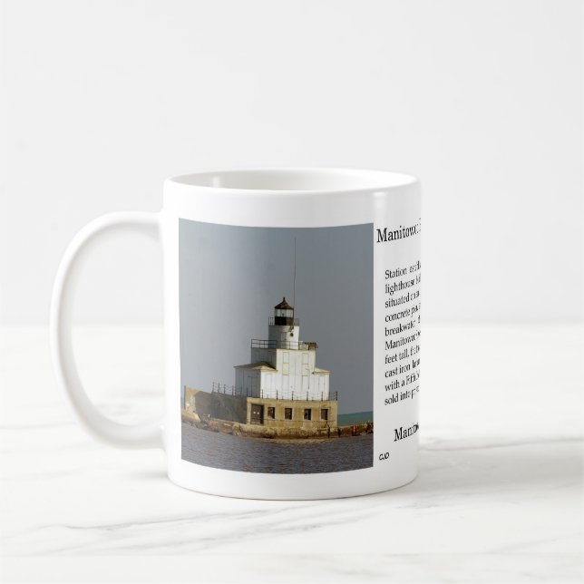 Manitowoc Breakwater Light mug (Left)