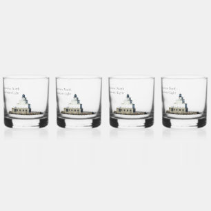 Manitowoc North Breakwater Light glass