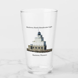 Manitowoc North Breakwater Light glass