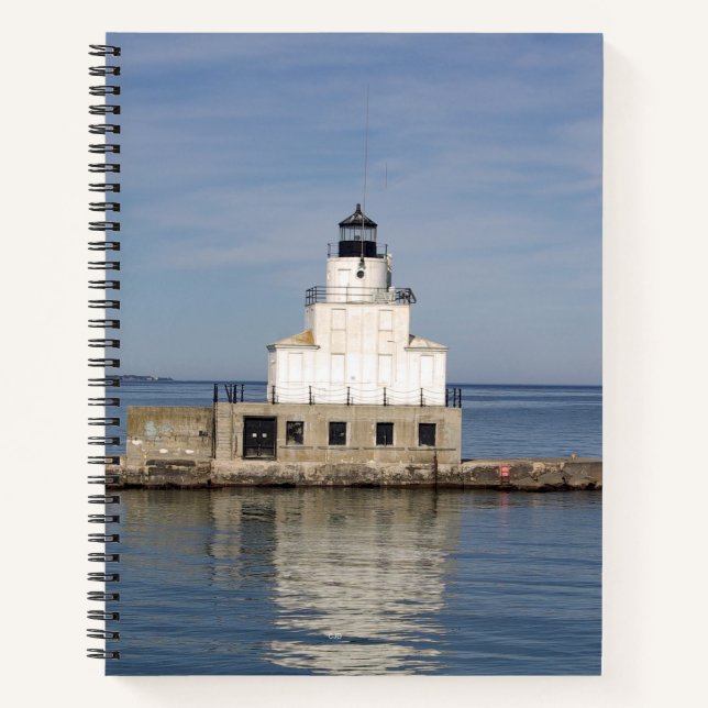 Manitowoc North Breakwater Light notebook (Front)