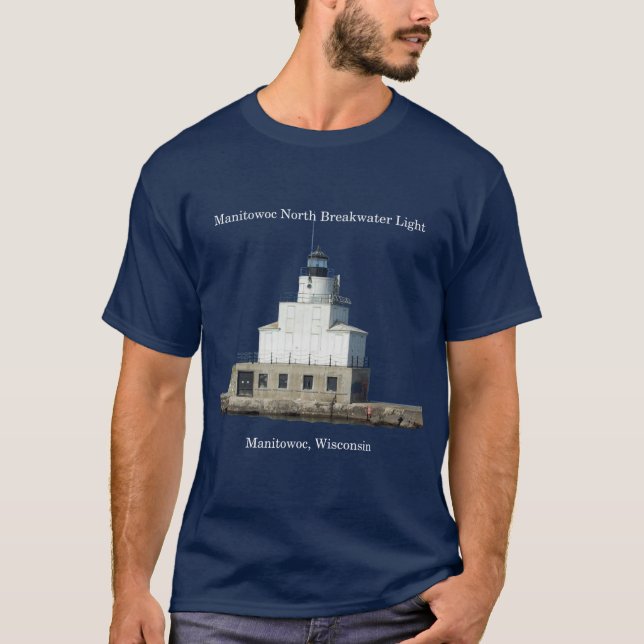 Manitowoc North Breakwater Light shirt dark (Front)