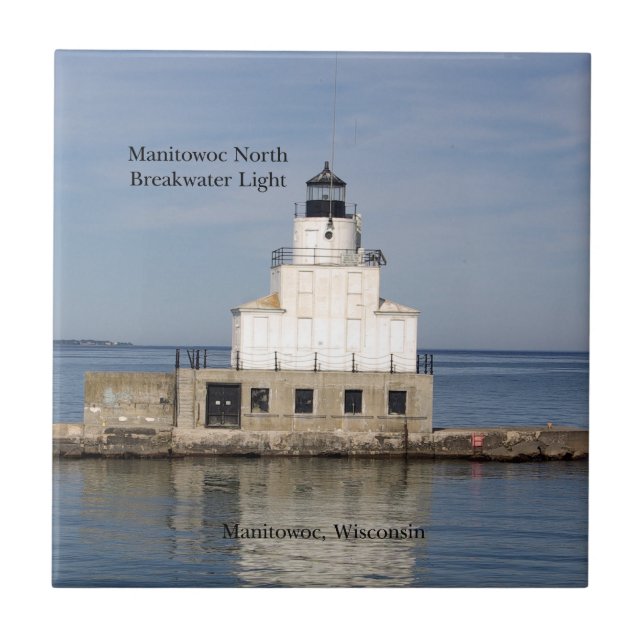 Manitowoc North Breakwater Light tile (Front)