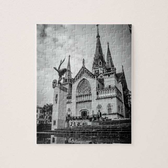 Manizales, Colombia, Cathedral Jigsaw Puzzle (Vertical)