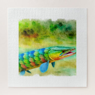 Manjuari Elegance 270824AREF102 - Watercolor Jigsaw Puzzle