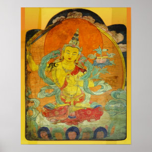 Manjushri, Bodhisattva of Wisdom Poster