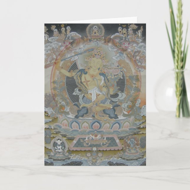 Manjushri Greeting Card (Front)