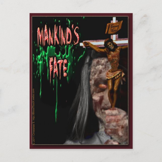 Mankinds Fate Postcard (Front)