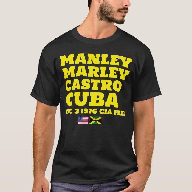 MANLEY MARLEY CASTRO  Basic Dark T-Shirt (Front)