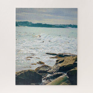 Manly Beach ocean surf Australia travel Jigsaw Puzzle