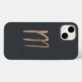 Manly Graphite Scorpio Zodiac Sign  Case-Mate iPhone Case (Back (Horizontal))