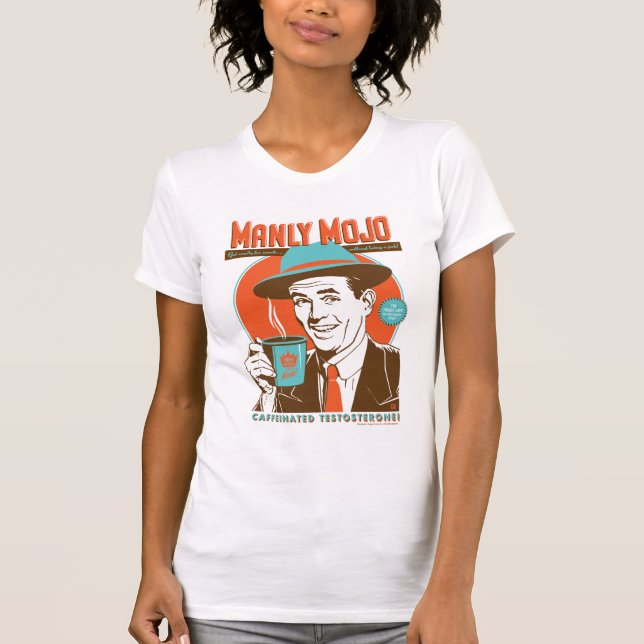 Manly Mojo Coffee T-Shirt (Front)