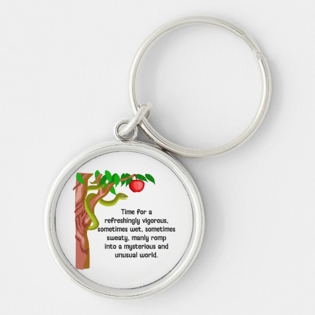 Manly Romp Key Ring (Front)