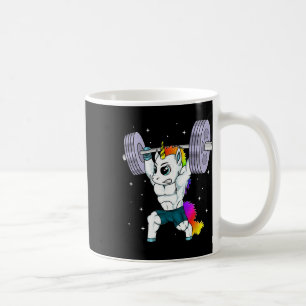 Manly Unicorn Bodybuilding Muscle Funny Workout Gy Coffee Mug