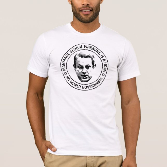 Manmade Global Warming Hoax T-Shirt (Front)