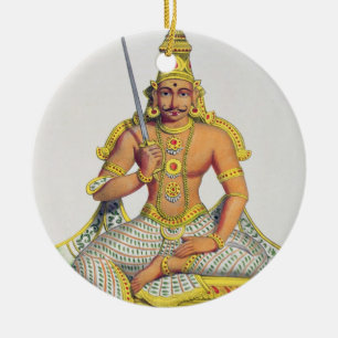 Mannarsouvami, engraved by de Motte (1785-1836) (c Ceramic Ornament