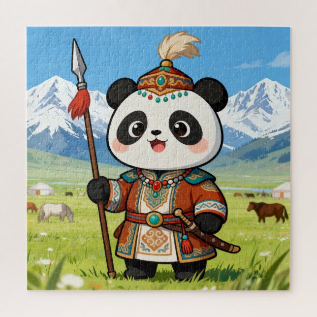 Mannas Culture Panda Puzzle (Vertical)