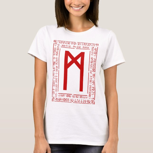 Mannaz Rune T-Shirt (Front)