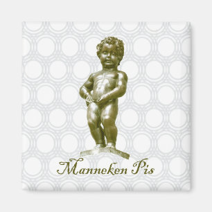 Manneken Pis, Belgium Brussel Bruxelles Brusselle Magnet