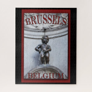 Mannekin Pis in Brussels Jigsaw Puzzle