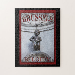 Mannekin Pis in Brussels Jigsaw Puzzle