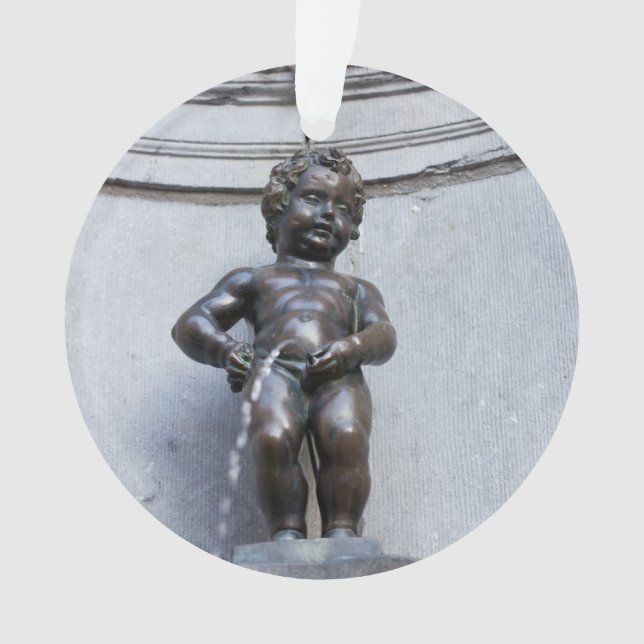 Mannekin Pis in Brussels Ornament (Front)