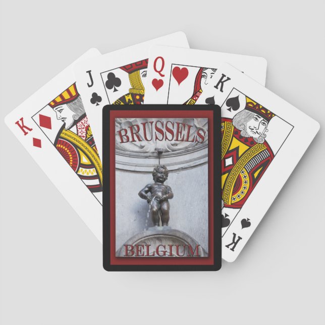 Mannekin Pis in Brussels Playing Cards (Back)